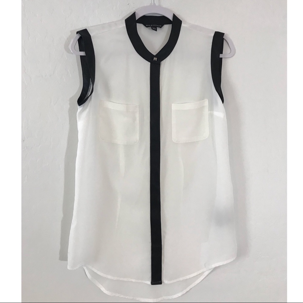 Sheer Sleeveless Rock & Republic Top